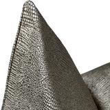 Textured Metallic Gold Throw Pillow